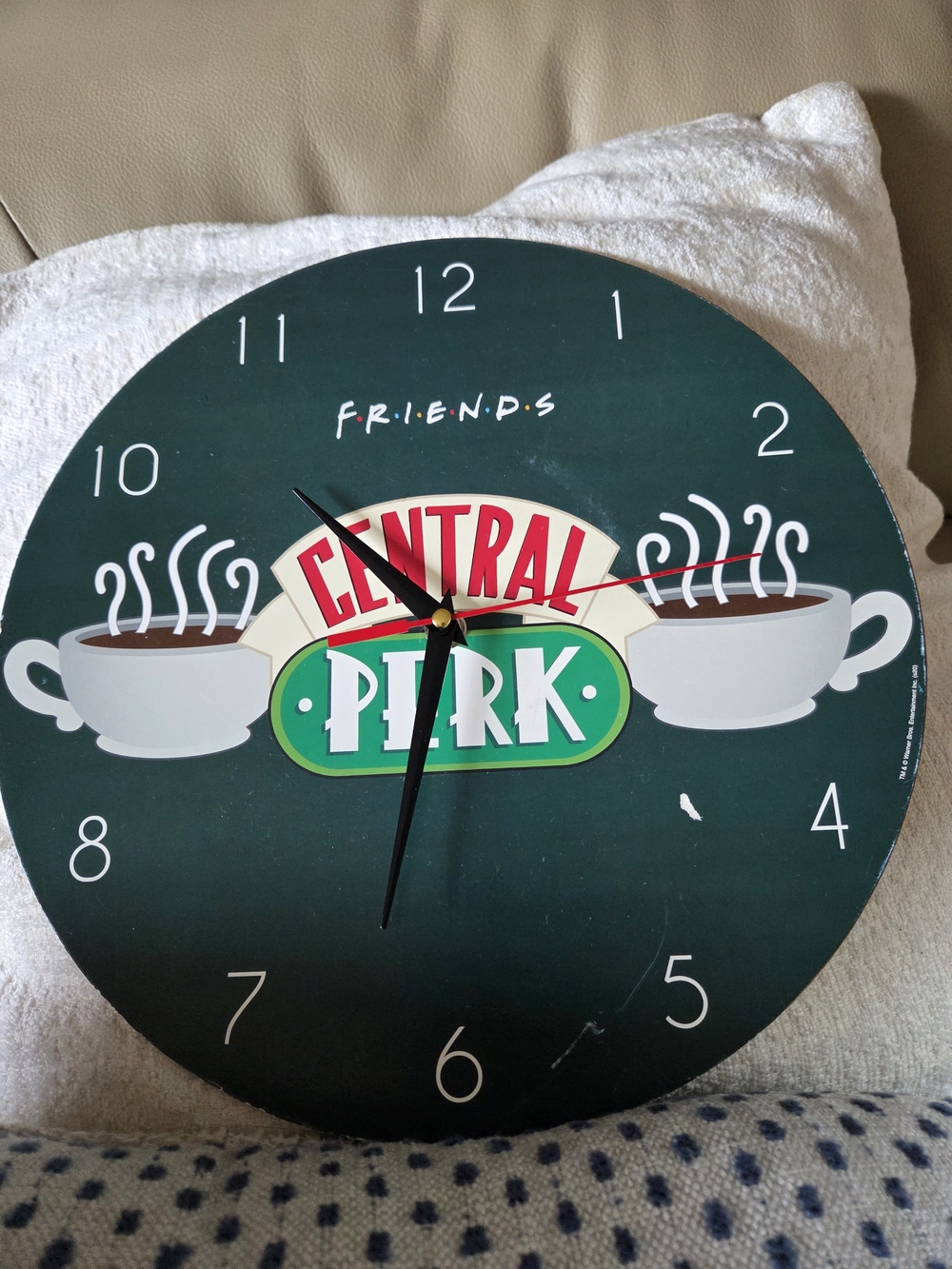 Friends Central Perk Wall Clock - Green